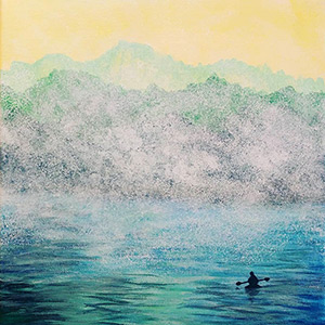 Breathe Series #1: Lone Kayaker - SOLD