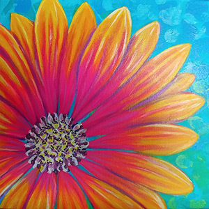 Garden Delights - 12X12 Stretched Canvas - AVAILABLE FOR SALE